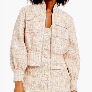 NWT Foxiedox Tweed Bolero Jacket